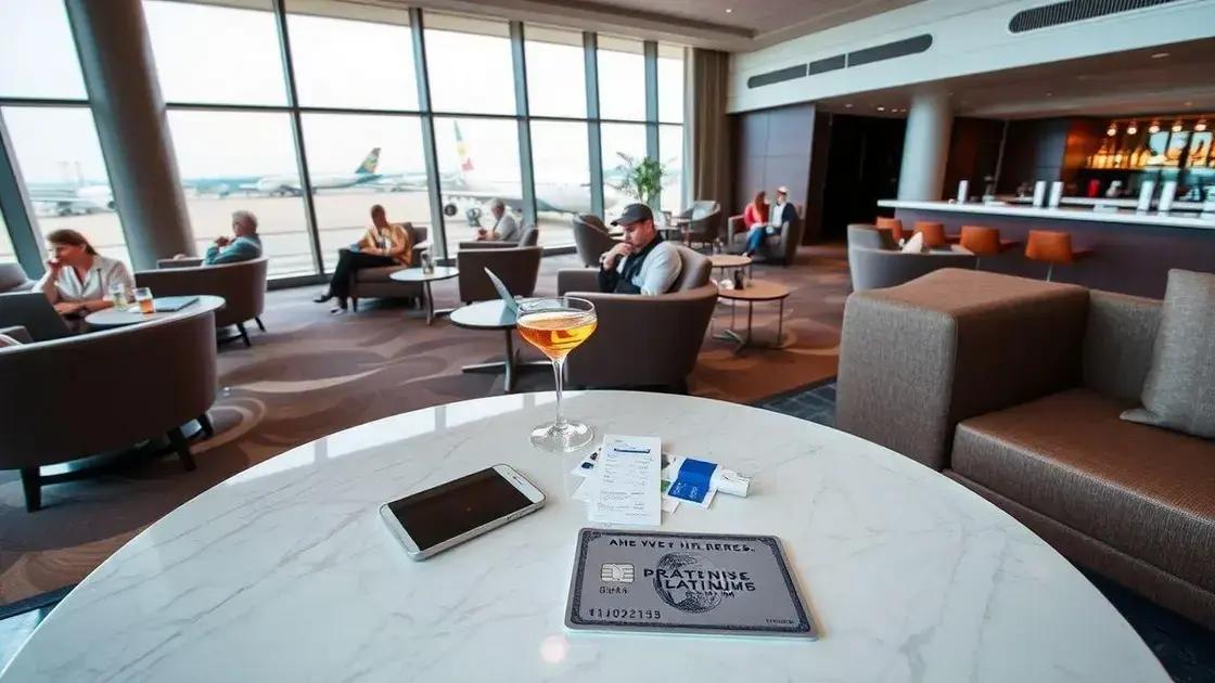 Lounge access and airport benefits Lounge access and airport benefits