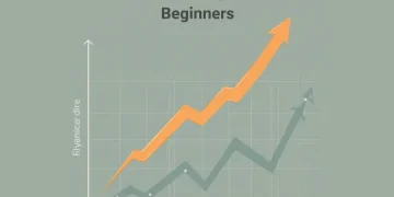 Investing $1000 for beginners in 2026: Growth chart showing potential investment returns over time.