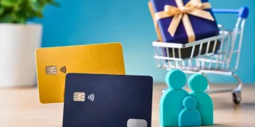 Cartão adicional representado por dois cartões e uma família.